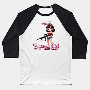 Tactical Bunny Girl Baseball T-Shirt